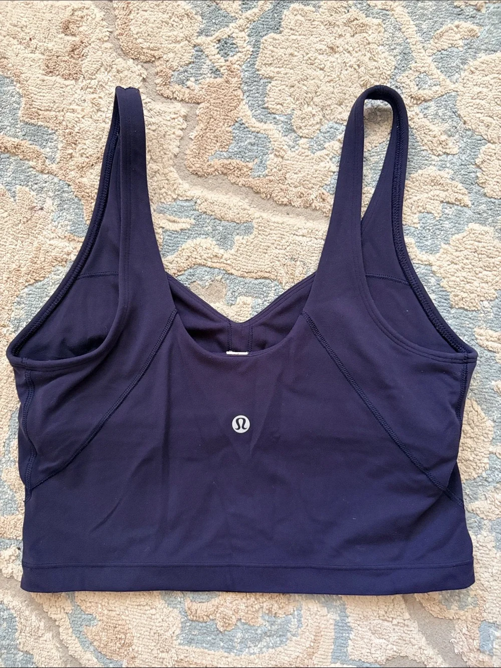 lululemon athletica Navy V-Neck Seamless Bralette Tank